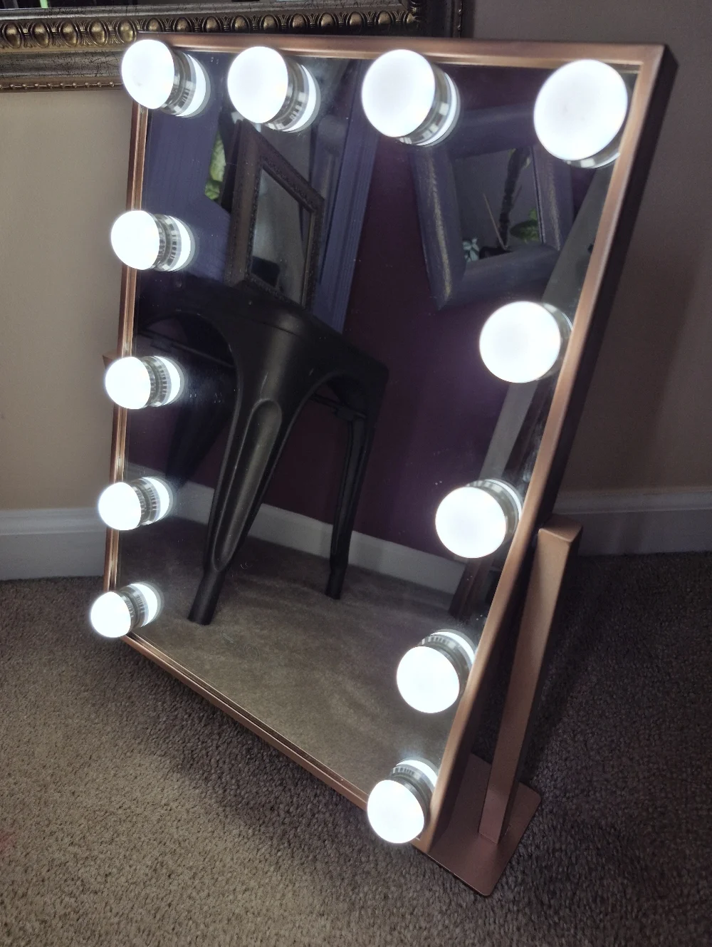 Hollywood Tri-Tone LED Makeup Mirror